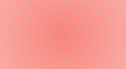 Pink halftone gradient dots background. Vector illustration.