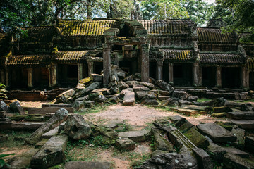 Temples Angkor Wat in Cambodia, ta Prohm, Siem Reap