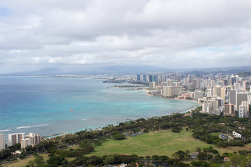 Naklejka premium From Diamond head