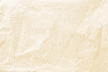 Crumpled brown paper texture