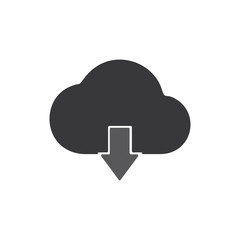 cloud download symbol