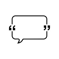 quote square bubble symbol