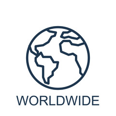 Worldwide Vector Icon Eps10