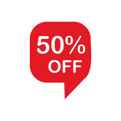 tag 50 discount symbol