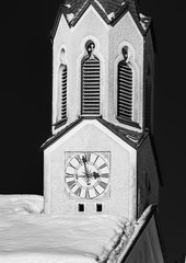 clock tower in tirol austria