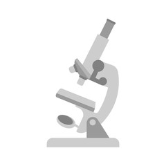 Microscope icon isolated on white background. Vector illustration.