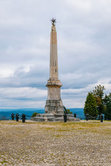 obelisk in the hill