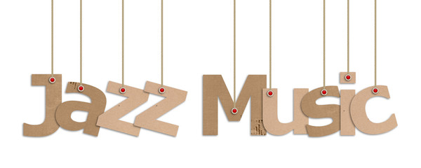 zazz music text in white background