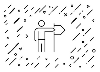 Career Goals Icon Concept