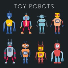 Cartoon toy robots