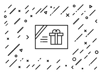 Gift Card Icon Concept