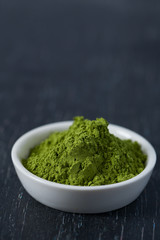 Matcha fine powdered green tea