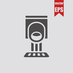 Drain system icon.Vector illustration.	