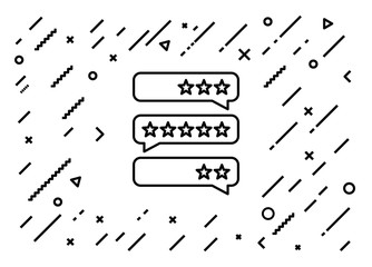 User Ratings Icon Concept