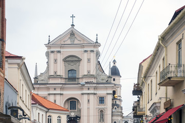 Fototapeta premium VILNIUS, LITHUANIA - September 2, 2017: The Cathedral of Vilnius, Lithuanian