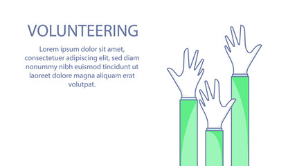 VOLUNTEERING ILLUSTRATION CONCEPT