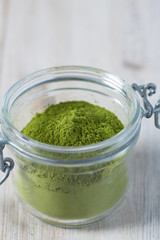 Matcha fine powdered green tea