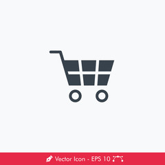 Shopping Cart Icon / Vector