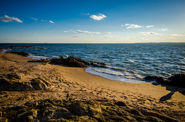 View of the Long Island Sound from Lighthouse Point in New Haven Connecticut