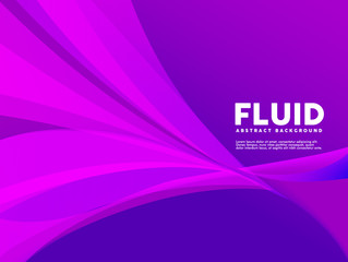 abstract background with fluid design concept