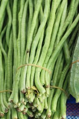 Long bean for cooking at street food