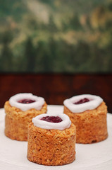 Runeberg's tart or cake is a Finnish traditional dessert and pastry.