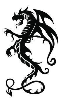 Design dragon tribal tattoo 160 Meaningful