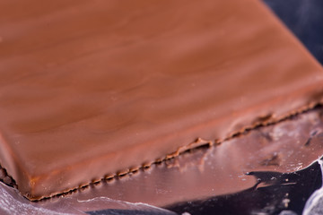  chocolate closeup. chocolate texture