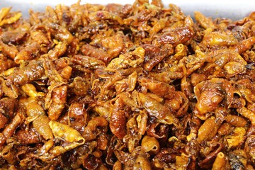 Sweet squid is delicious at street food