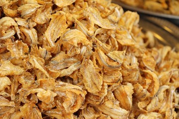 Fried fish is tasty at street food