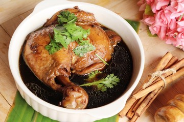 Stewed chicken is delicious are chinese food