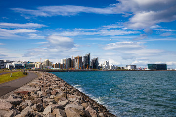 Raudararvik bay Reykjavik Iceland Scandinavia