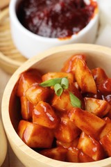 Kimchi of korean food traditional is delicious