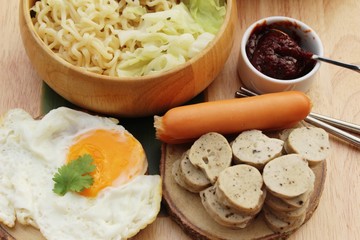 Ramyeon, Korean instant noodle with gochujang delicious
