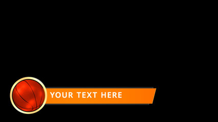 Basketball Spin Lower Third