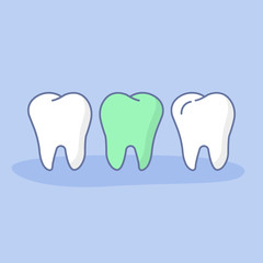 DENTAL CARE ILLUSTRATION CONCEPT