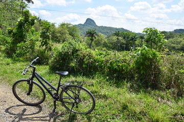 Fahrrad in den kubanischen Bergen
