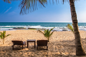 Obraz na płótnie Canvas Tangalle beach. Sri Lanka.