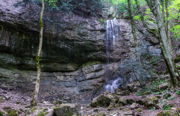 Mountain Waterfall Suatkan, Crimea