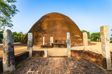 Stupa temple. Tissamaharama, Sri Lanka.