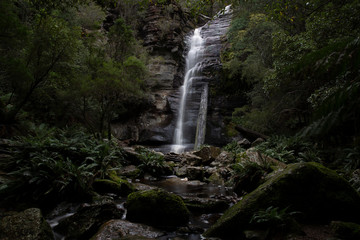 Fototapeta na wymiar Snug Falls waterfall, Tasmania