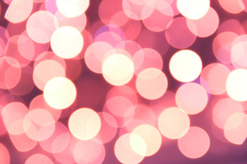 A pink bokeh background
