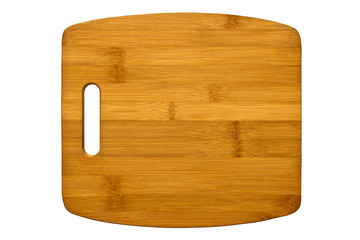 bamboo cutting board isolate