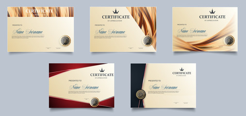 Certificate of Appreciation template. Classical style. Luxury and Modern style. Vector illustration © ZinetroN