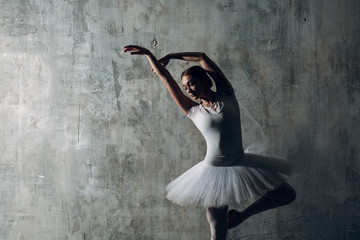 Modern ballet, great design for any purposes. Ballet dancer ballerina. Balance training. Classical...