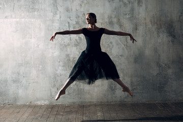 Obraz na płótnie Canvas Ballet in beautiful style. Modern ballet. Ballet dancer.