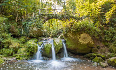 Müllerthall, Schiessentümpel Waterfall, Luxembourg