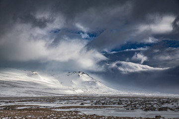 Snæfellsnes winter scene, Iceland