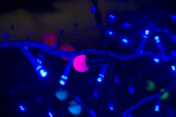 abstract music background with lots of light spots