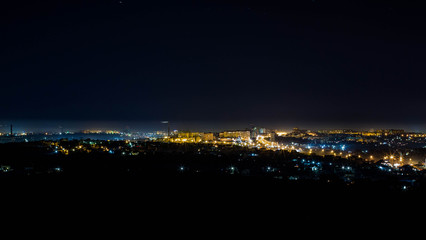 Night landscape of the city  Sevastopol
